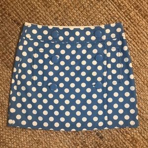 J Crew polka dot skirt!!